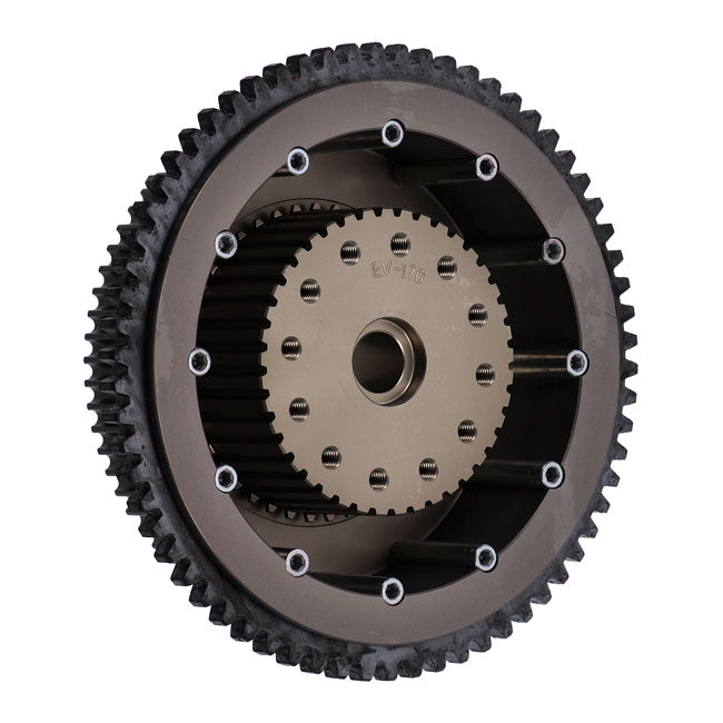 Belt Drives Ltd. Rear 38 mm Pulley, 8 mm, 68t, E-Start – Fits 518913 5-Speed Shovel Bolt-In Kit
