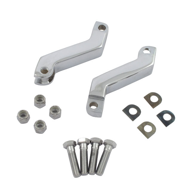 MCS Foot Peg Extender Set. Chrome – 1980–1986 FXWG; 1984–1999 FXST