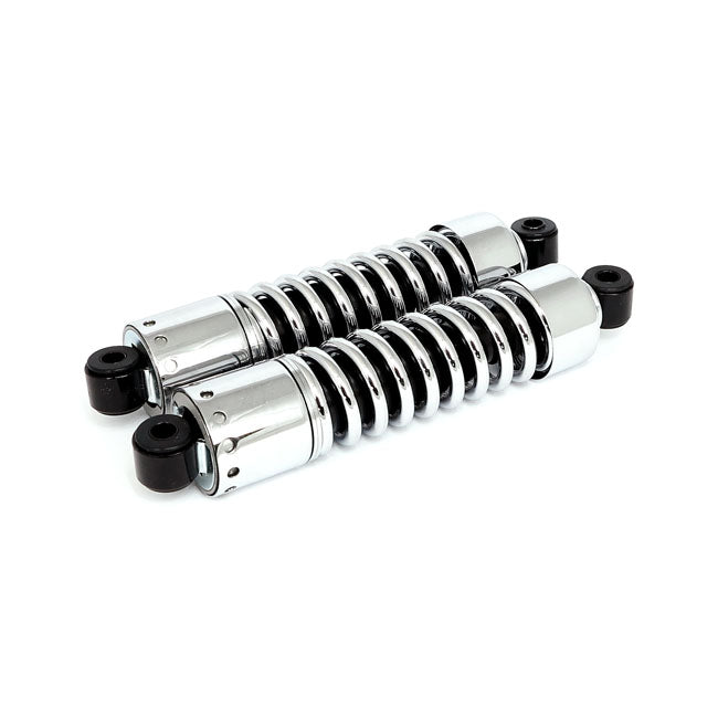 MCS Shock Absorbers 12", without Cover. Chrome – 1973–1986 4-Speed FL; FX; Fxwg (Excl…