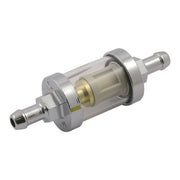 MCS Clear-view Fuel Filter, 5/16 ID. Chrome – Universal