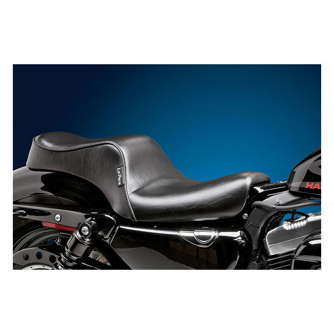 Le Pera Cherokee 2-Up Seat. Smooth – 2004–2022 XL Sportster with 4.5 Gallon…
