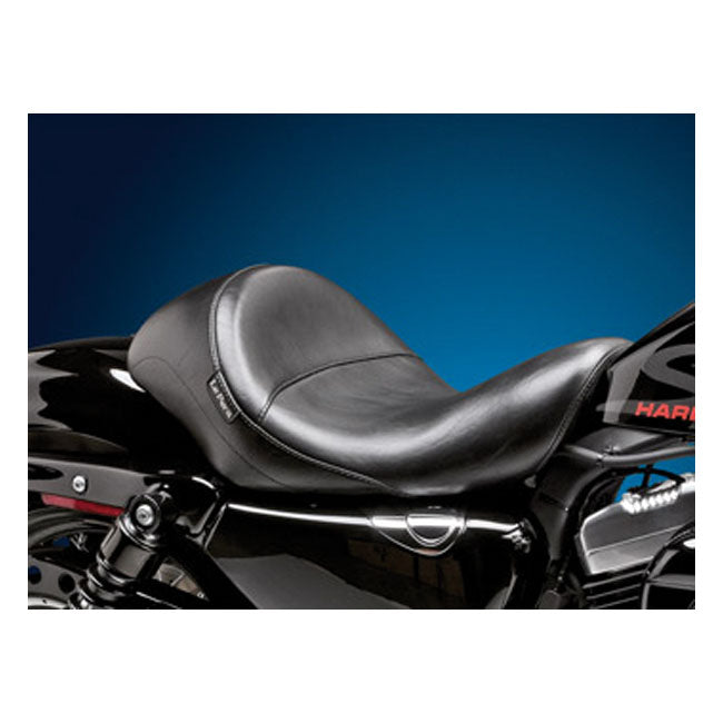 Le Pera Aviator Solo Seat. Black, Smooth – 2004–2022 XL Sportster with 4.5 Gallon…
