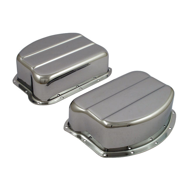 MCS Panhead Rocker Cover Set. Chrome – 1948–1965 Panhead