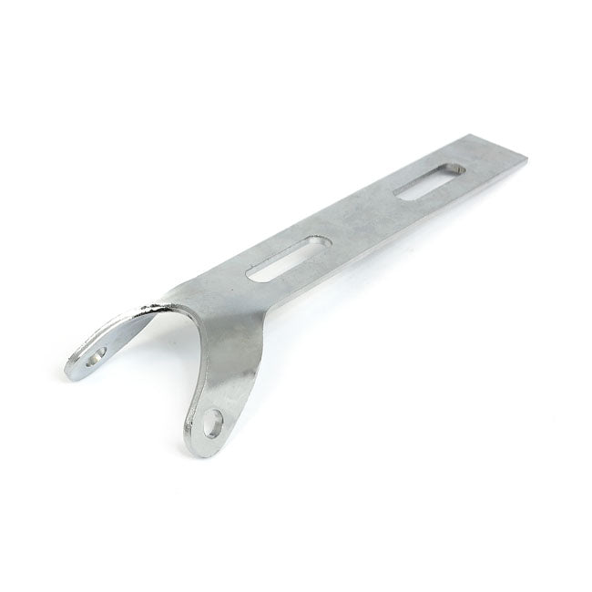 MCS Universal Solo Seat Hinge, Round Mount. Chrome