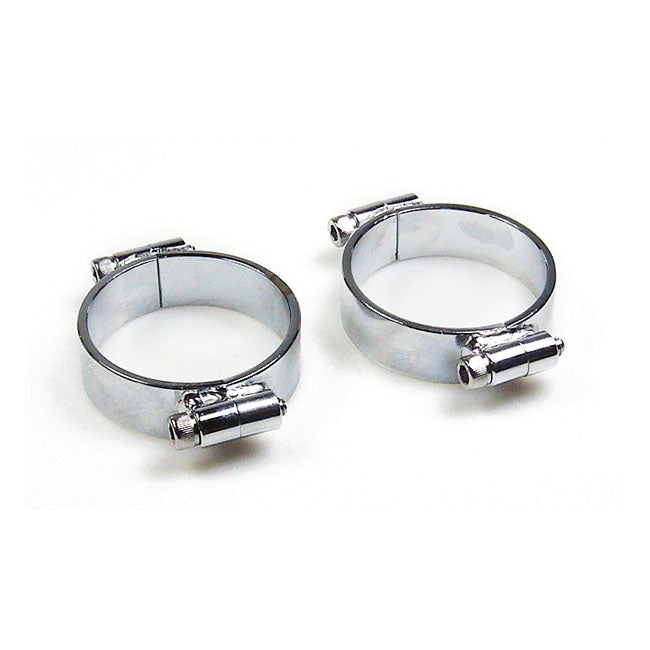 MCS Intake Clamps Heavy Duty, Chrome – L1978–1984 Big Twin; L1978–1985 XL…