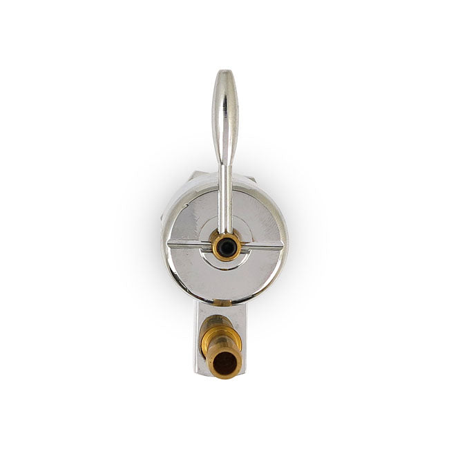 MCS Monster-Show Petcock, Round Body. Down Outlet – 1975–2006 Big Twin; XL Sportster…
