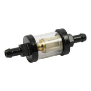 MCS Clear-view Fuel Filter, 5/16 ID. Black – Universal
