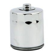MCS Spin-on Oil Filter with Top Nut. Chrome – 2002–2017 V-Rod