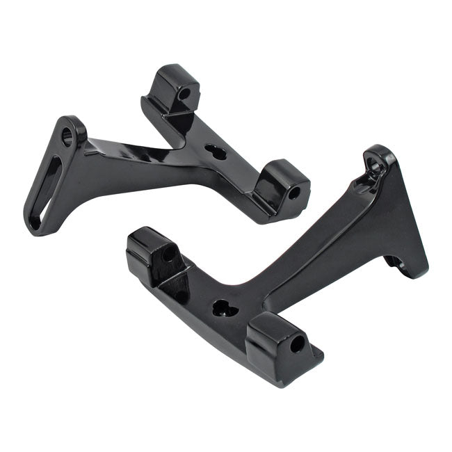MCS Mount Bracket, Passenger Floorboard. Stock Height. Black – 1993–2026 FLT/Touring; 2009–2026 Trikes