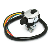 MCS Custom Handlebar Switch, Off/Hi/Low, Horn/Start. Chrome – Universal