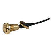 MCS Smooth Push Button Switch. Polished Brass – Universal