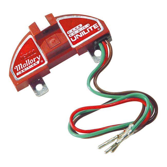 Mallory ''Unilite'' Replacement Ignition Module, 12v – 1936–1969 Ohv Big Twin; 1930–1973…