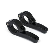 MCS Engine Guard Clamp Set, for Spotlamps. Long. Black – Universal