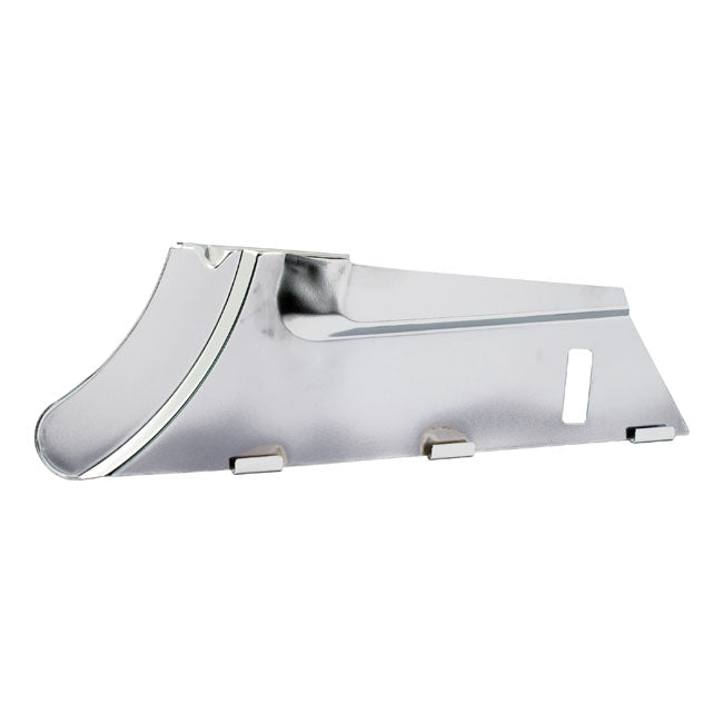 MCS Lower Rear Belt Guard. Chrome – 1997–2008 FLT/Touring with 70t. Pulley