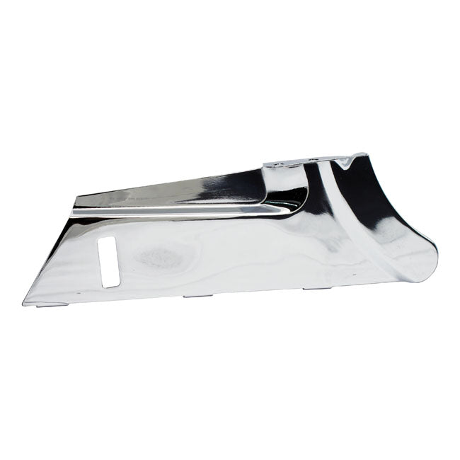 MCS Lower Rear Belt Guard. Chrome – 1997–2008 FLT/Touring with 70t. Pulley
