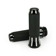 MCS Cobra, Billet Aluminum Grips. CC Black – 2008–2025 H-D with E-throttle