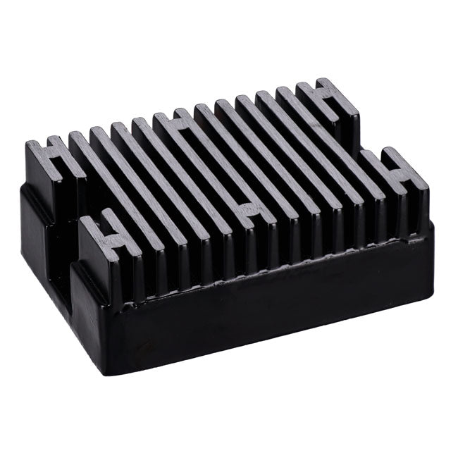 Transpo Voltage Regulator, 12v. Black – 1965–1977 XL Sportster; 1965–1969 FL
