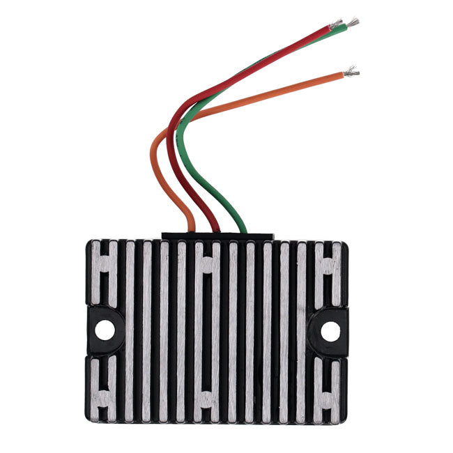 Transpo Voltage Regulator, 12v. Black – 1965–1977 XL Sportster; 1965–1969 FL