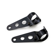 MCS Frisco, Side Mount Headlamp Bracket Set. Black – 41mm Fork Tubes