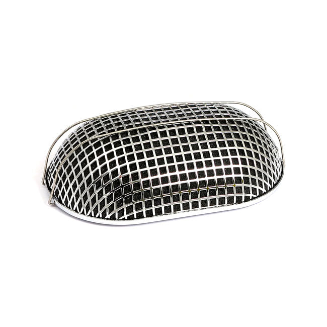 MCS Breather Style Air Cleaner Assembly, Oval. Chrome – 1966–1988 Big Twin; 1966–1987 XL…