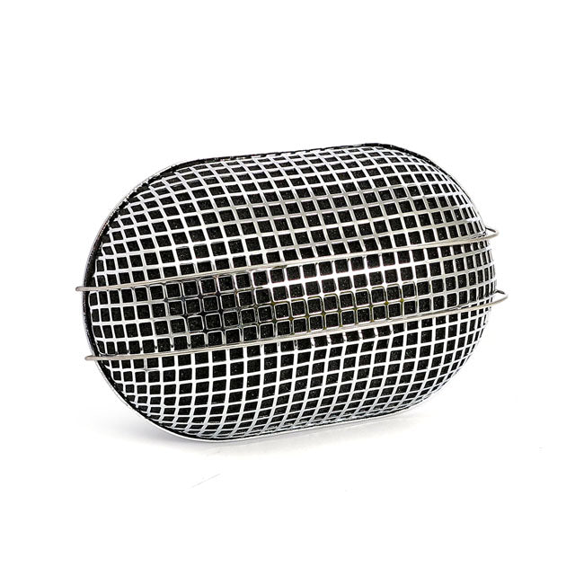 MCS Breather Style Air Cleaner Assembly, Oval. Chrome – 1966–1988 Big Twin; 1966–1987 XL…