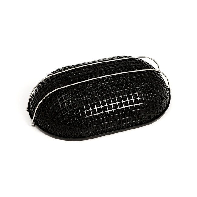 MCS Breather Style Air Cleaner Assembly, Oval. Black – 1990–2017 Big Twin; 1988–2022 XL…