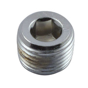 Gardner-Westcott 1/8-27 NPT Allen Pipe Plug. Chrome – Fork Slider Drain Plug: 49-E77 FL.…