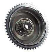 MCS 37-57 B.T. Rear Brake Drum & Sprocket. Chrome – 1937–1957 Big Twin