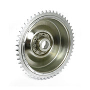 MCS 58-62 B.T. Rear Brake Drum & Sprocket. Chrome – 1958–1962 Big Twin