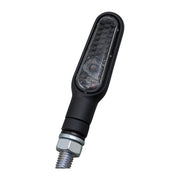 Daytona D-Light Mini LED Turn Signal Set. Black, Smoke Lens