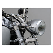 MCS Bracket for ''Vintage'' Headlamp. 41mm Fork Tubes. Polished SS