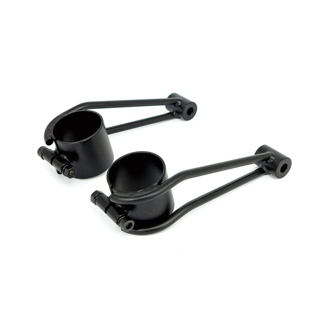 MCS Bracket for ''Vintage'' Headlamp. 41mm Fork Tubes. Black