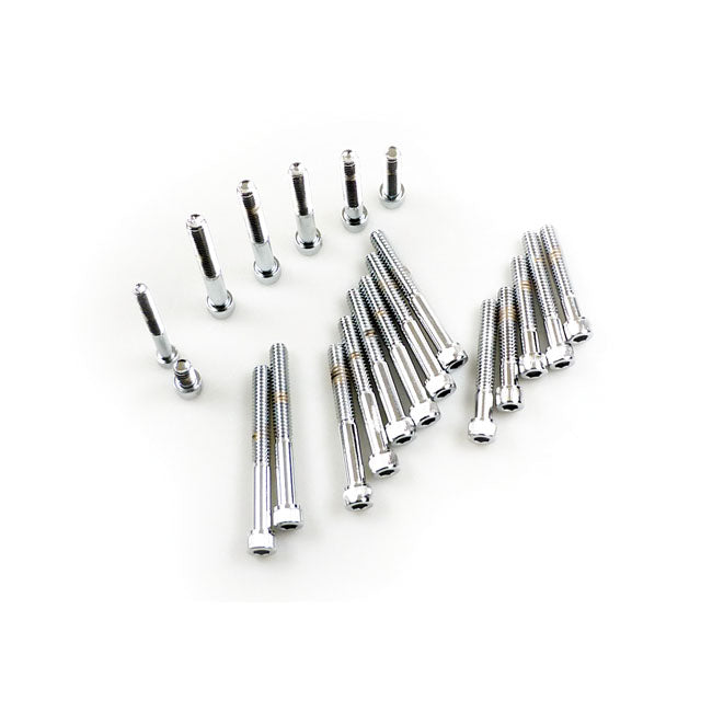 Gardner-Westcott XL Side Cover Mount Kit, Chrome Allen – 1971–1976 XL Sportster