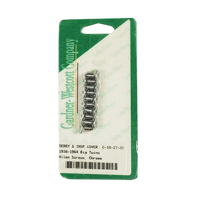Gardner-Westcott Insp/Derby Cover Mount Kit, Allen – 1936–1964 Big Twin (Tapered Head Screws)
