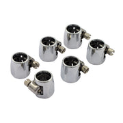MCS Econ-o-fit Hose Clamps. 1/4". Chrome