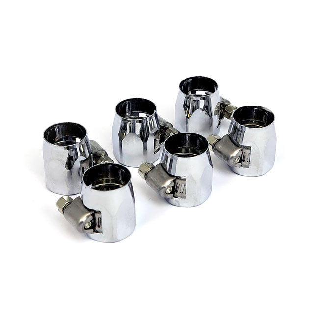 MCS Econ-o-fit Hose Clamps. 5/16" to 3/8". Chrome