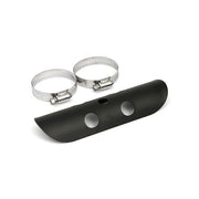 MCS Universal Bullet Hole Heat Shield 7" Long Black – 1-3/4" Exhaust Pipes