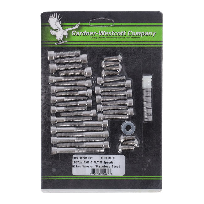 Gardner-Westcott Big Twin Side Cover Mount Kit, Ss Allen – 1987–1994 FXR; 1987–1998 FLT/Touring