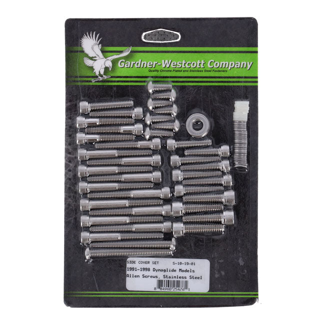 Gardner-Westcott Big Twin Side Cover Mount Kit, Ss Allen – 1991–1998 Dyna