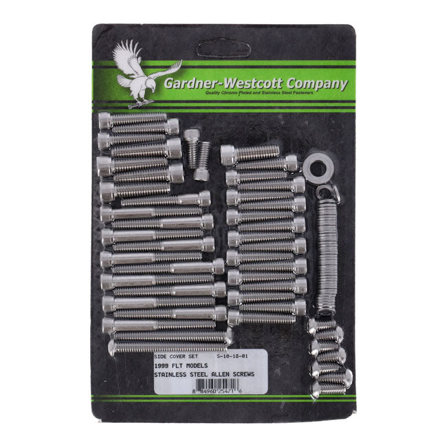 Gardner-Westcott Big Twin Side Cover Mount Kit, Ss Allen – 1999–2005 Dyna
