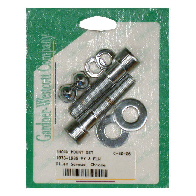 Gardner-Westcott Lower Shock Mount Kit, Allen – 1973–1986 4-Speed Big Twin