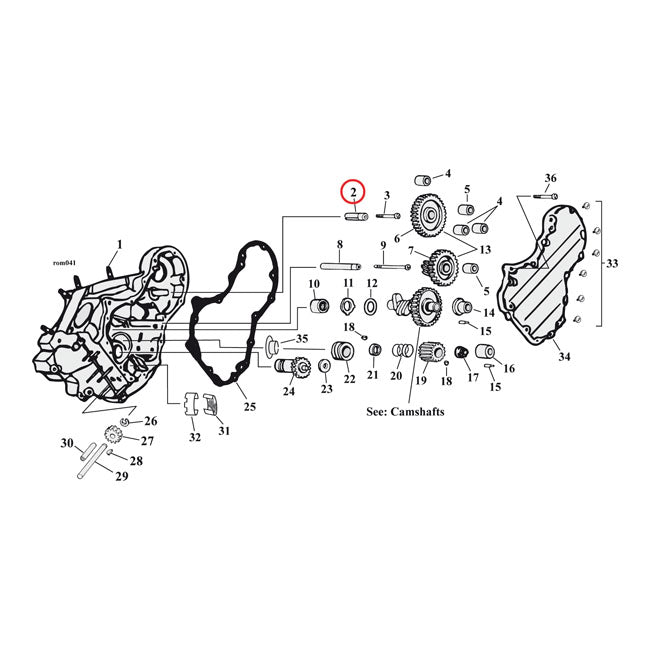 Jims Shaft Idler Gear – 1936–1969 Big Twin