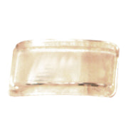MCS Replacement License Plate Lens for 55-72 Taillight. Clear – 1955–1972 Big Twin; XL Sportster