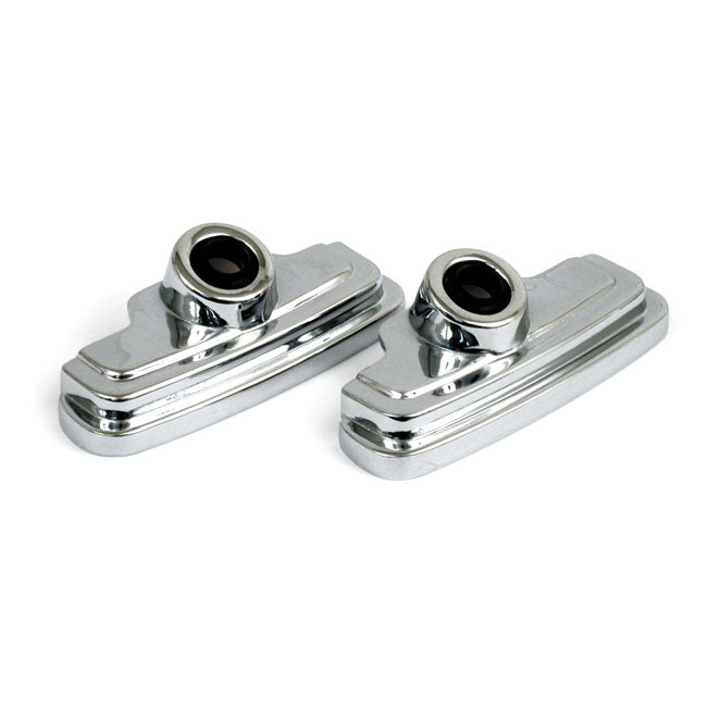 MCS Evo Spark Plug & Head Bolt Cover Kit. Chrome – 1986–1999 Big Twin