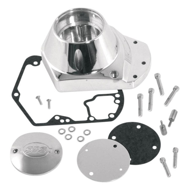 S&S Billet Cam Cover. Polished – 1973–1992 Big Twin