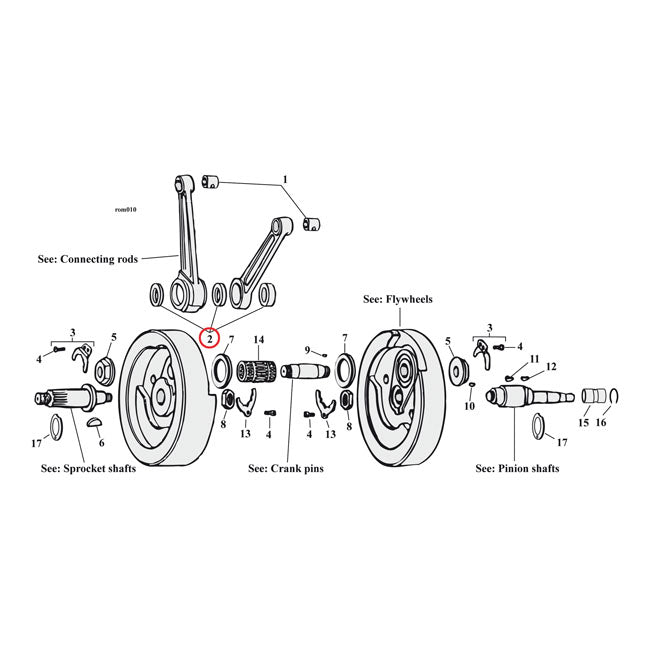 Jims Connecting Rod Race Set – 1941–1999 Big Twin