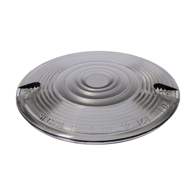 MCS Replacement Turn Signal Lens. Flat Lens. Smoke – 1986–2023 H-D with Screw Mounted Flat…