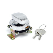 MCS FL Style Ignition Switch. 5-Pole, Flat Key, Chrome – 1936–1972 FL