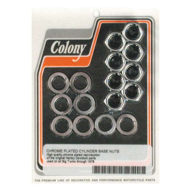 Colony Cyl Base Nut Kit – 1930–1978 Big Twin