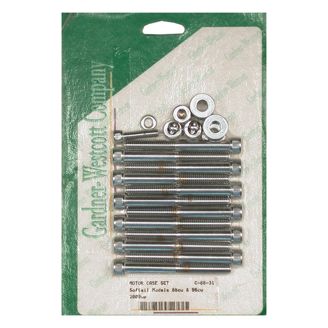Gardner-Westcott Crankcase Bolt Kit, Allen – 2000–2017 Softail